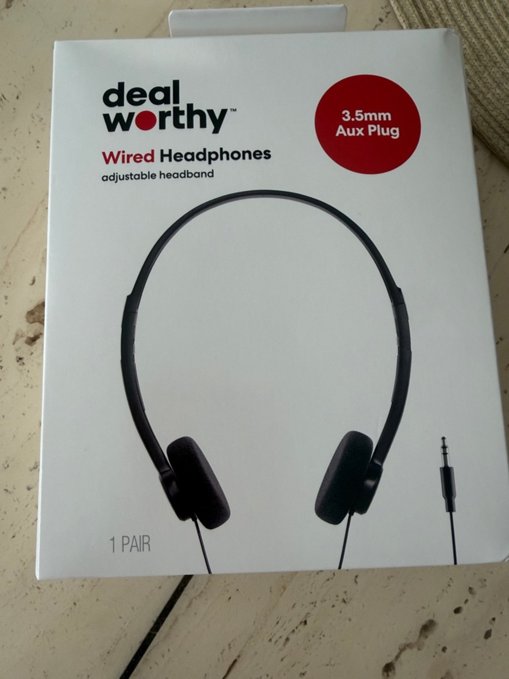 Target deal worthy Black Wired On-Ear Headphones with 3.5mm Aux Plug